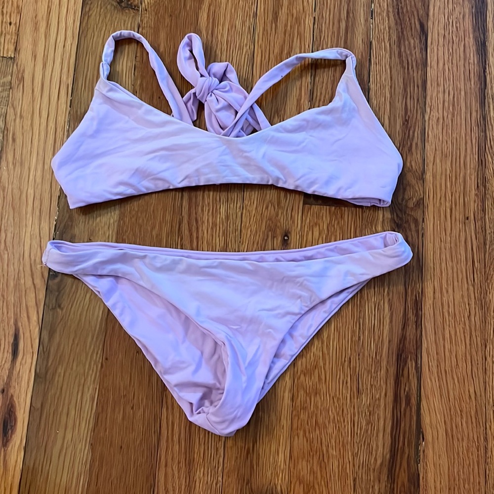 Lavender Frankie’s tie bikini